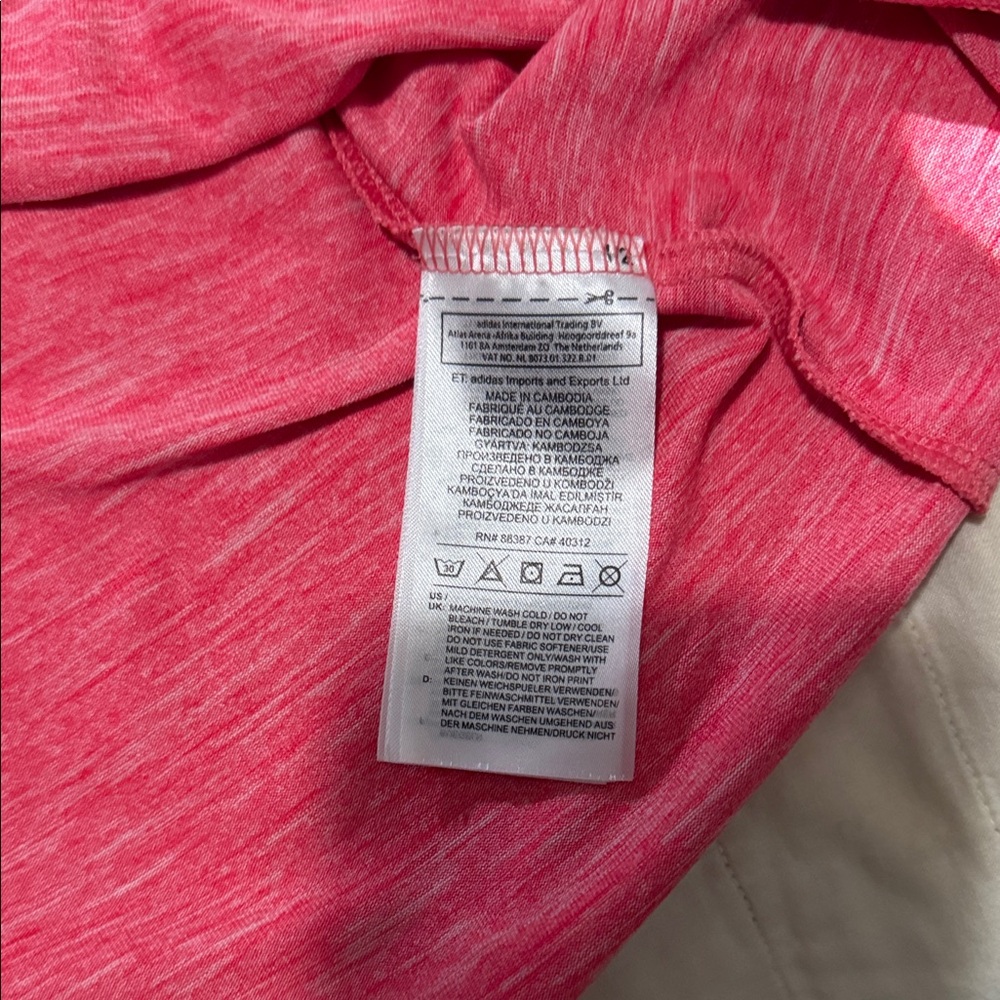 Adidas Coral Sleeveless Tank Top with a Razorback [Small] - Picture 6 of 7